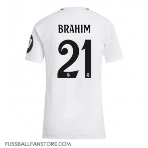 Real Madrid Brahim Diaz #21 Replik Heimtrikot Damen 2024-25 Kurzarm